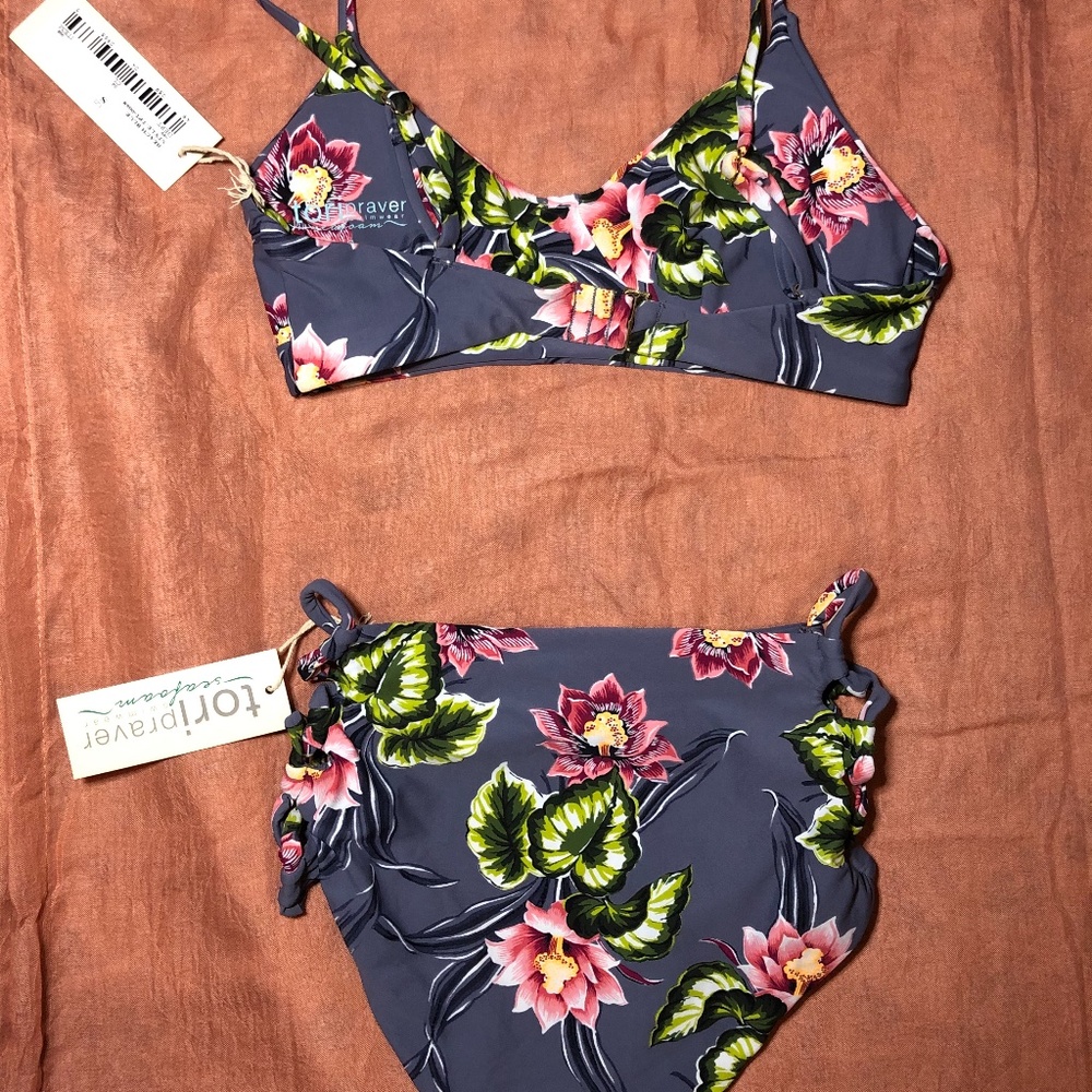 Tori Praver Tropical Bikini Set NWT